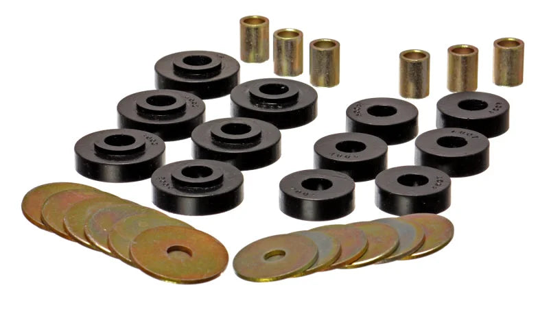 Energy Suspension GM Corvette Black Body Mount Set - Main Product View