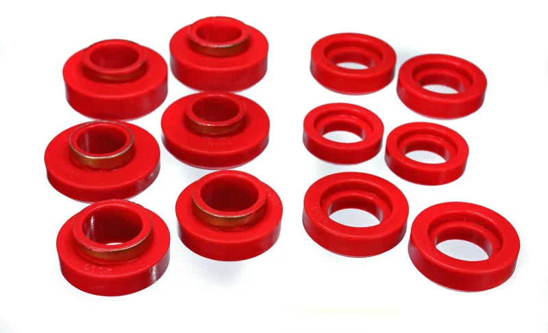 Energy Suspension GM Red Body to Frame Mount and Radiator Support Bushing Set - Main Product View