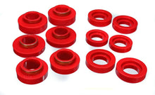 Load image into Gallery viewer, Energy Suspension GM Red Body to Frame Mount and Radiator Support Bushing Set - Main Product View
