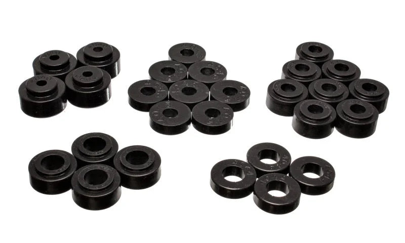 Energy Suspension Gm Body Mount Set - Black - Side View