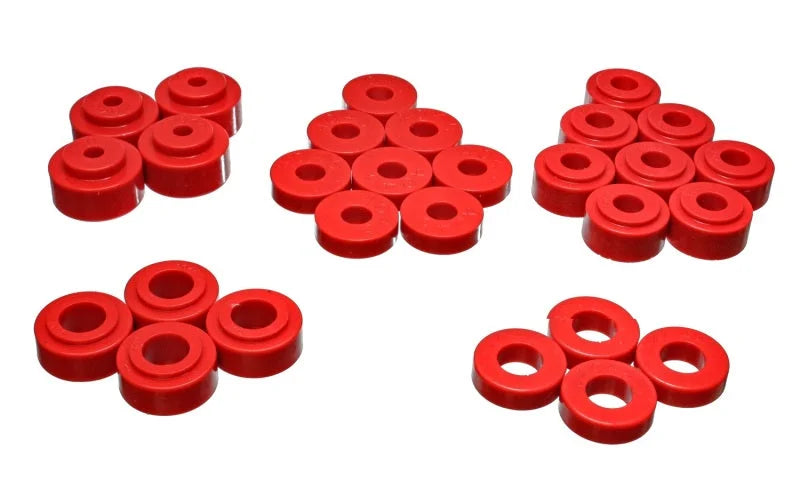 Energy Suspension Gm Body Mount Set - Red - Main Product View