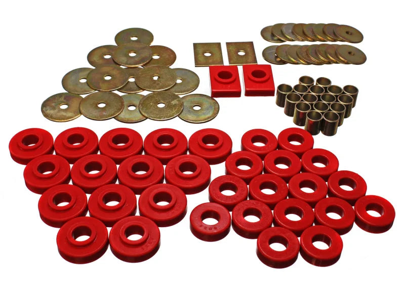 Energy Suspension Gm Body Mount Set - Red - Main Product View