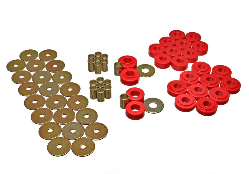 Energy Suspension Gm Body Mount Set - Red - Main Product View