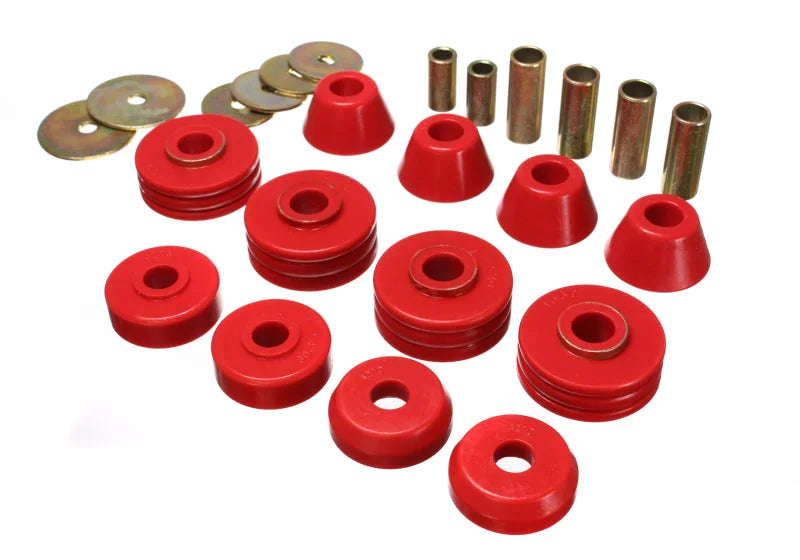 Energy Suspension Gm Cab Mount Set - Red - Main Product View