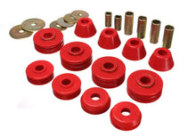 Load image into Gallery viewer, Energy Suspension Gm Cab Mount Set - Red - Main Product View