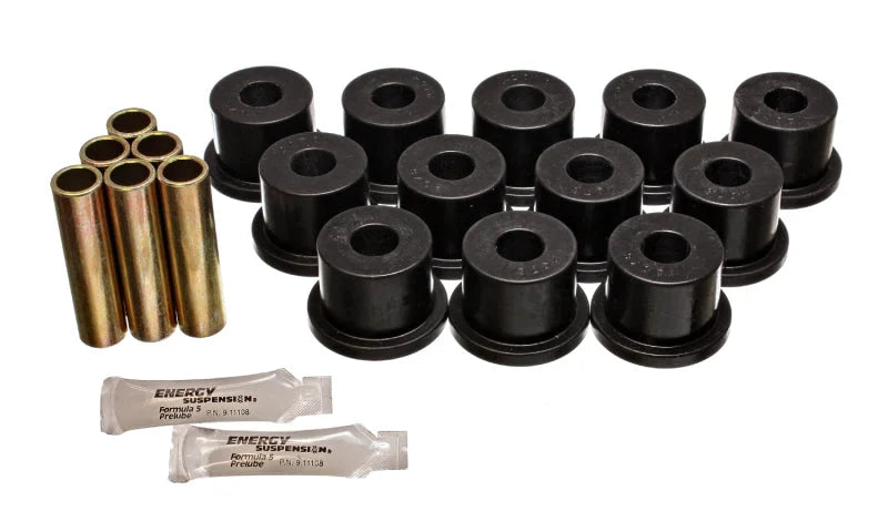 Energy Suspension Gm Rr Sprg & Shackle - Black - Side View