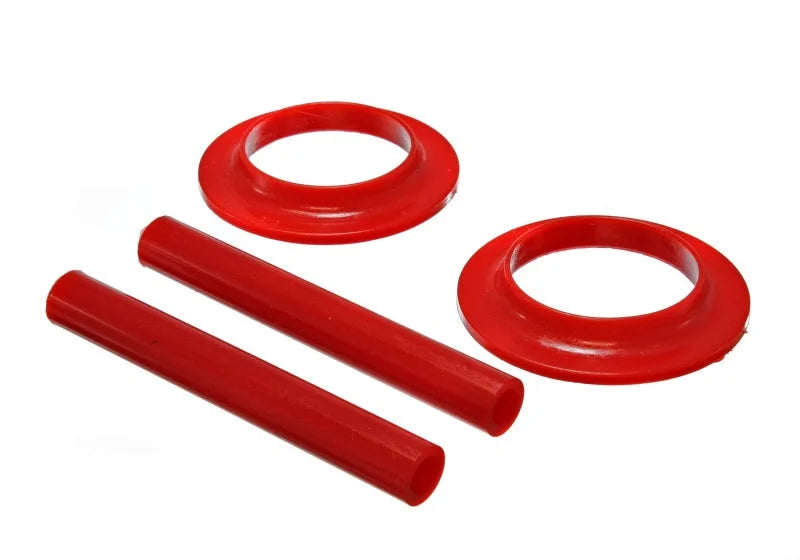 Energy Suspension Gm Spring Isolator Set - Red - Side View