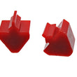 Load image into Gallery viewer, Energy Suspension Gm Style Pull Thru Bump Stop - Red - Side View