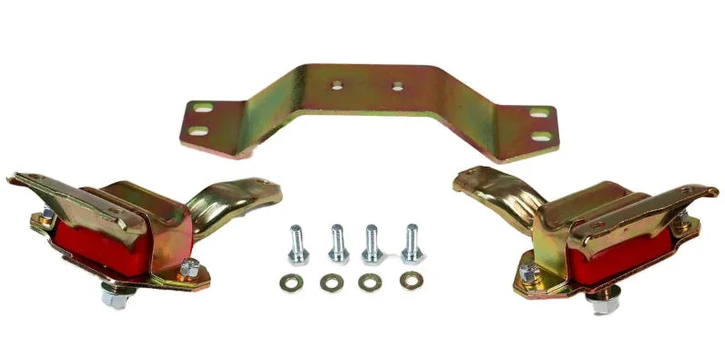 Energy Suspension Mustang 4.6L Motor Mounts - Red - Side View