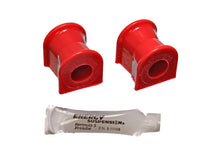Load image into Gallery viewer, Energy Suspension Nis 20Mm Frt Stab Bush Set - Red - Side View