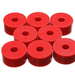 Load image into Gallery viewer, Energy Suspension Pad - Med - 1-1/2in OD x 7/16in ID x 3/4in H - Red - Side View