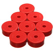 Load image into Gallery viewer, Energy Suspension Pad - Med - 2-1/32in OD x 7/16in ID x 13/16in H - Red - Side View
