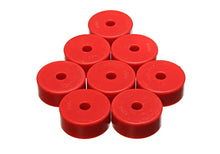 Load image into Gallery viewer, Energy Suspension Pad - Med - 2-1/32in OD x 7/16in ID x 13/16in H - Red - Side View