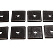 Load image into Gallery viewer, Energy Suspension Pad - Med - 2in SQ x 7/16in ID x 1/4in H - Black - Side View