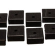 Load image into Gallery viewer, Energy Suspension Pad - Soft - 2-1/16in SQ x 3/8in ID x 15/16in H - Black - Main Product View