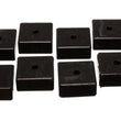 Load image into Gallery viewer, Energy Suspension Pad - Soft - 2-1/16in SQ x 3/8in ID x 15/16in H - Black - Main Product View