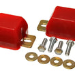 Load image into Gallery viewer, Energy Suspension Rear Axle Bump Stop Set - Red - Main Product View