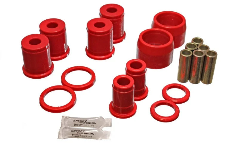 Energy Suspension Rear Cntrl Arm W/Thrust Washrs - Red - Side View