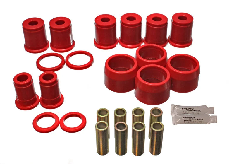 Energy Suspension Rear Cntrl Arm W/Thrust Washrs - Red - Main Product View