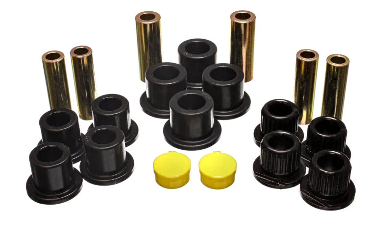 Energy Suspension Rear Leaf Spring Bushing Set - Black - Main Product View