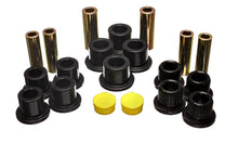 Load image into Gallery viewer, Energy Suspension Rear Leaf Spring Bushing Set - Black - Main Product View
