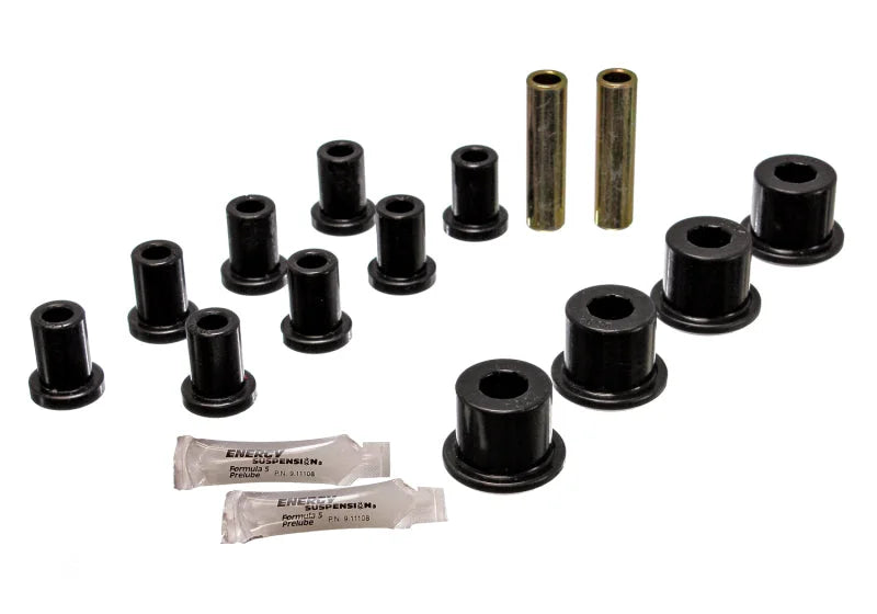 Energy Suspension Rear Spring And Shackle Bushng - Black - Main Product View