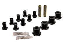 Load image into Gallery viewer, Energy Suspension Rear Spring And Shackle Bushng - Black - Main Product View