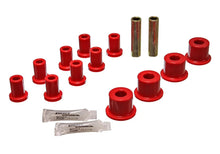 Load image into Gallery viewer, Energy Suspension Rear Spring And Shackle Bushng - Red - Main Product View