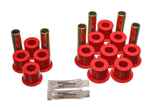 Load image into Gallery viewer, Energy Suspension Rear Spring Bushing Set - Red - Main Product View