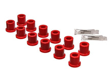 Load image into Gallery viewer, Energy Suspension Rear Spring &amp; Shackle Bushing - Red - Main Product View