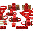 Load image into Gallery viewer, Energy Suspension 94-98 Ford Mustang Red Hyper-flex Master Bushing Set - Main Product View