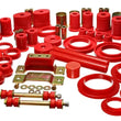 Load image into Gallery viewer, Energy Suspension 94-95 Ford Mustang Red Hyper-flex Master Bushing Set w/ V-8 - Main Product View