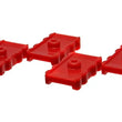 Load image into Gallery viewer, Energy Suspension 73-78 Chrysler Red Leaf Spring Isolator Set w/ Ribbed Sides - Side View