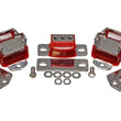 Load image into Gallery viewer, Energy Suspension 69-71 Camaro / 70-73 Monte Carlo Red Motor and Transmission Mounts; Chrome Finish - Main Product View