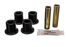Load image into Gallery viewer, Energy Suspension Rr Spring Frame Shackle Kit - Black - Side View