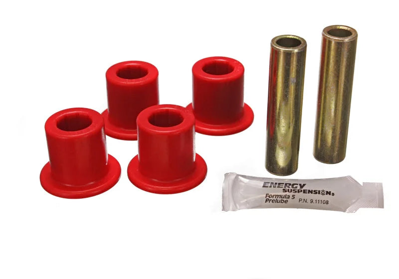 Energy Suspension Rr Spring Frame Shackle Kit - Red - Main Product View