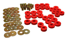 Load image into Gallery viewer, Energy Suspension Rr Spring Frame Shackle Kit - Red - Main Product View