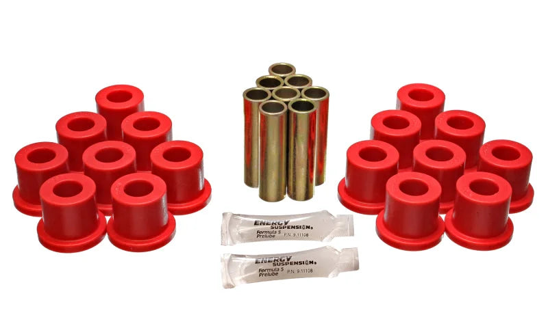 Energy Suspension Spring Bushings - Red - Main Product View