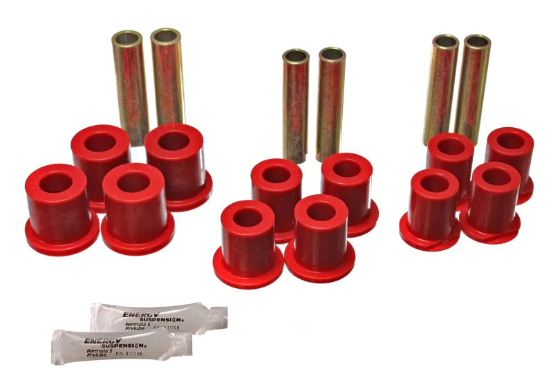 Energy Suspension Spring Bushings - Red - Main Product View