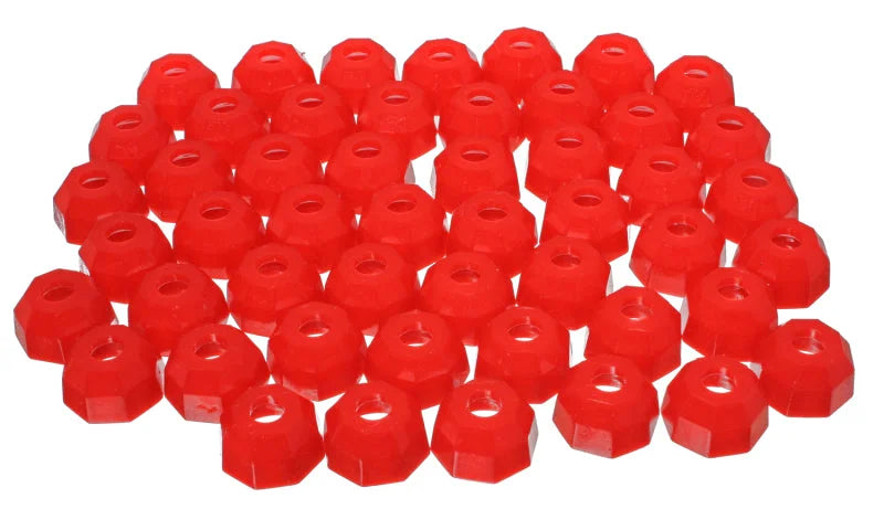 Energy Suspension Tie-Rod End Boot - Oct (50) - Red - Side View