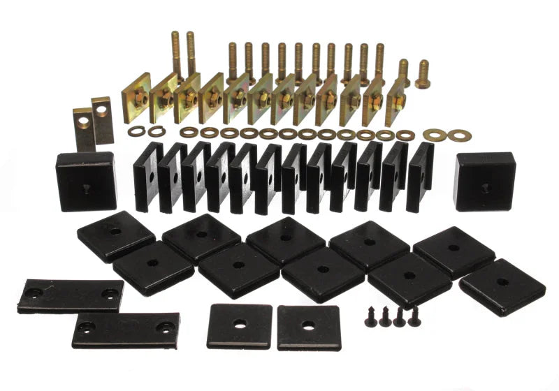 Energy Suspension Toy Land Cruiser Bodymount Set - Black - Main Product View