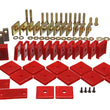 Load image into Gallery viewer, Energy Suspension Toy Land Cruiser Bodymount Set - Red - Main Product View