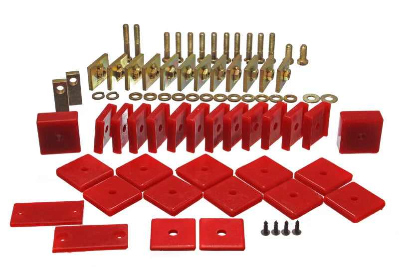 Energy Suspension Toy Land Cruiser Bodymount Set - Red - Main Product View