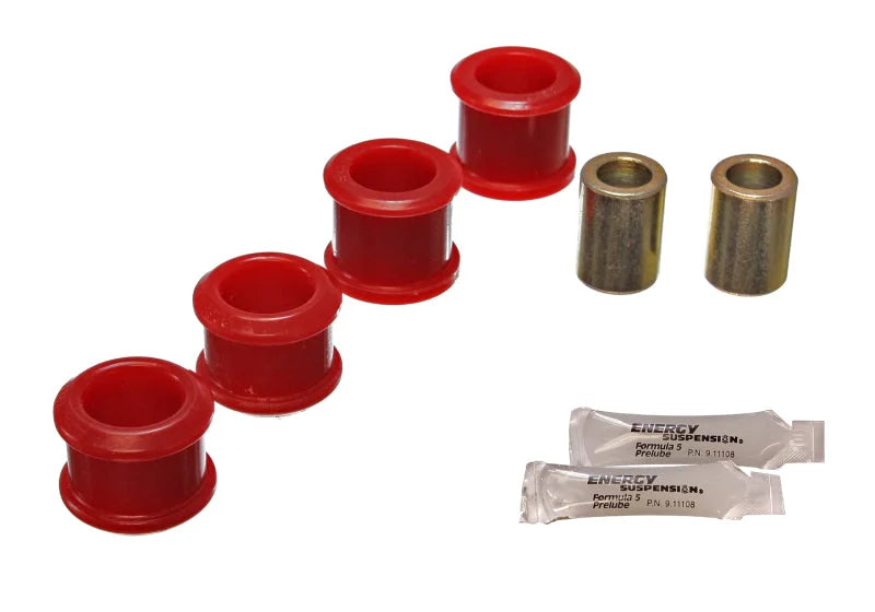Energy Suspension Track Rod Bush Set - Red - Back View