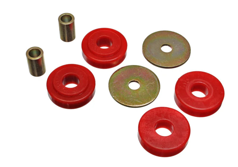 Energy Suspension Trans Cross Member - Red - Side View