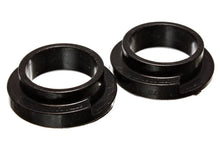 Load image into Gallery viewer, Energy Suspension Universal 2 1/8in ID 2 1/2in OD 5/8in H Black Coil Spring Isolators (2 per set) - Side View