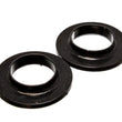 Load image into Gallery viewer, Energy Suspension Universal 2 1/8in ID 3 3/4in OD 3/4in H Black Coil Spring Isolators (2 per set) - Side View