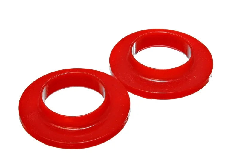 Energy Suspension Universal 2 1/8in ID 3 3/4in OD 3/4in H Red Coil Spring Isolators (2 per set) - Main Product View