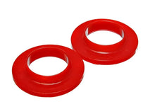 Load image into Gallery viewer, Energy Suspension Universal 2 1/8in ID 3 3/4in OD 3/4in H Red Coil Spring Isolators (2 per set) - Main Product View