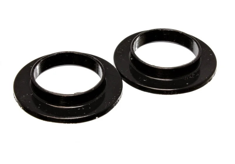 Energy Suspension Universal 2 3/16in ID 3 1/2in OD 11/16in H Black Coil Spring Isolators (2 per set) - Main Product View